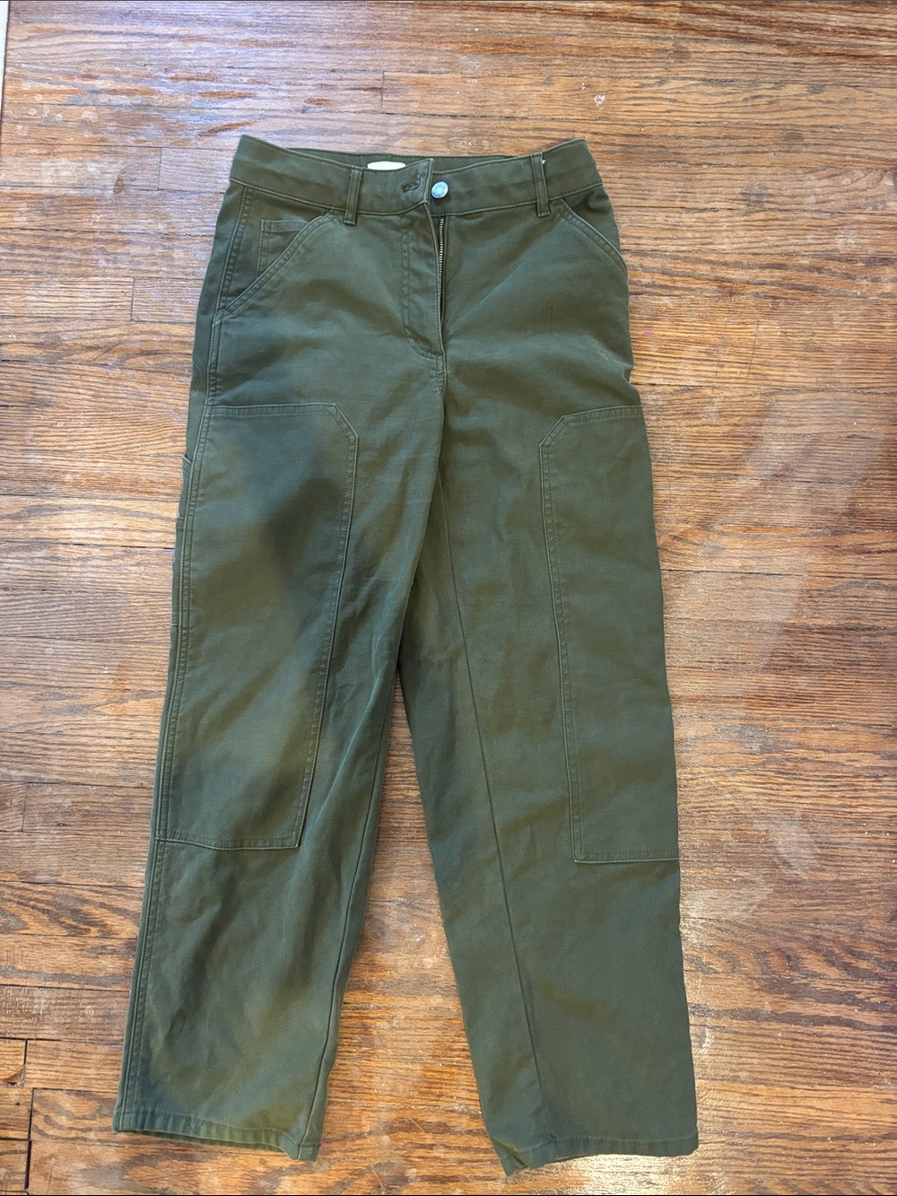 Aritzia Olive Green Carpenter Utility Pants